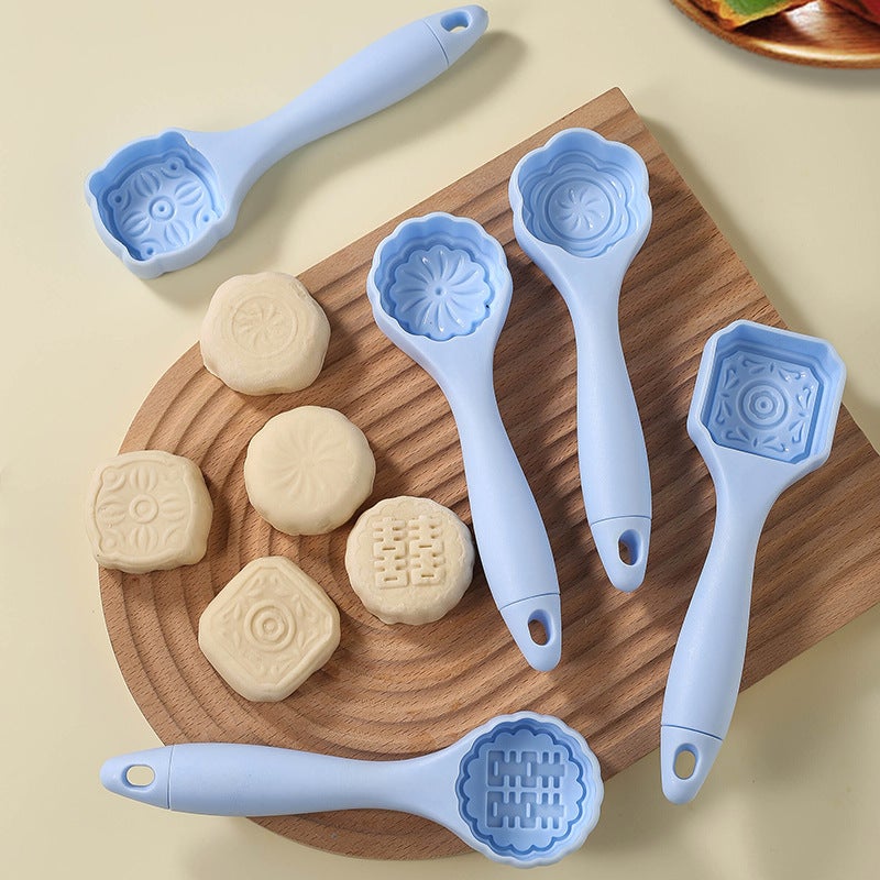 Mid-Autumn Mooncake Mold Press Chinese Mooncake Mold Pastry Stamp Yam Mung Bean Ice Skin Diy Baking Tool - Image 3